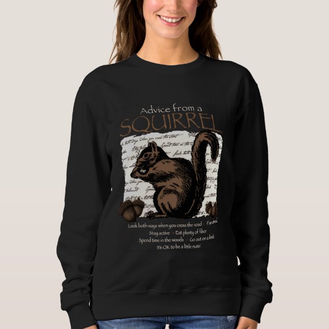 Råd från en ekorre t shirt (Framsida)