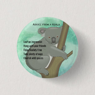 Råd från en Koala-designknapp Knapp