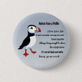 Råd från en Puffin Design-knapp Knapp