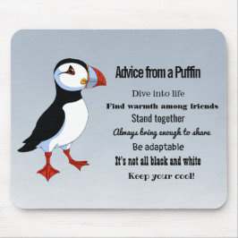 Råd från en Puffin Design Mouse Pad Musmatta