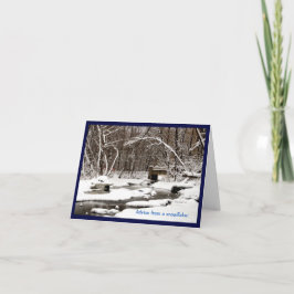 Råd från en snöflake kort