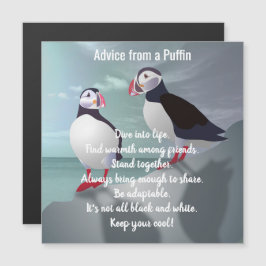 Råd från ett Puffin Design Magnetic Card