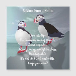 Råd från ett Puffin Design Magnetic Card