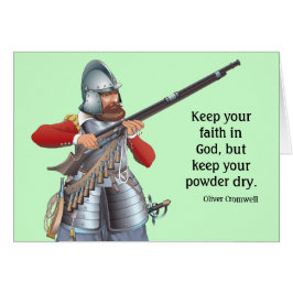 Råd från Oliver Cromwell Hälsningskort