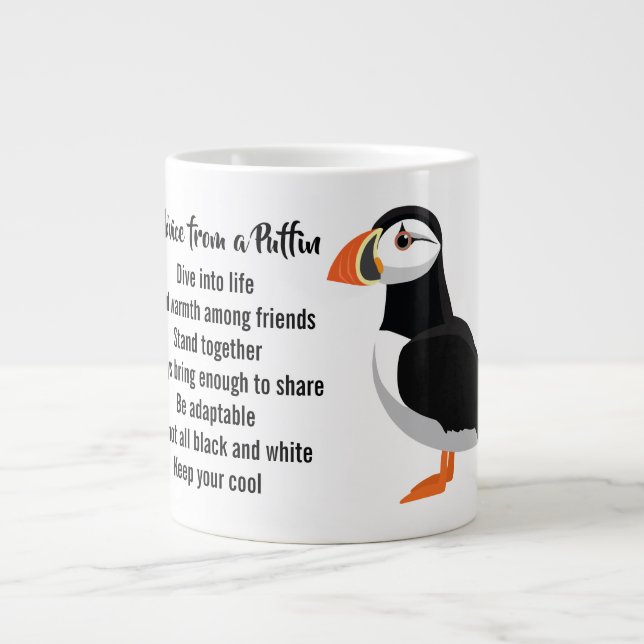 Råd från Puffin Design Jumbo Mugg (Framsidan)