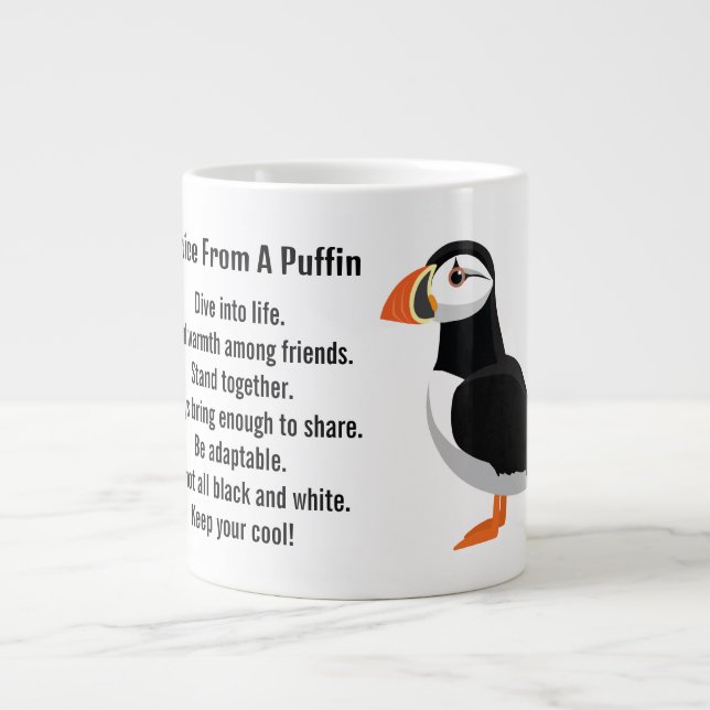Råd från Puffin Design Jumbo Mugg (Framsidan)