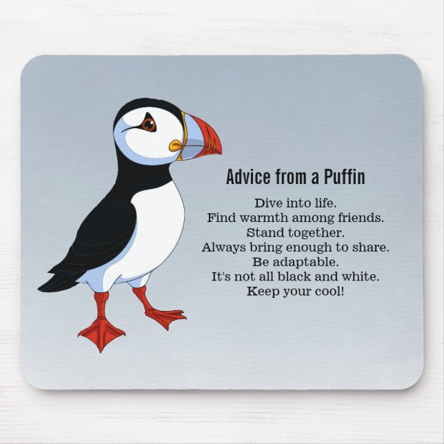 Råd från Puffin Design Musmatta (Framsidan)