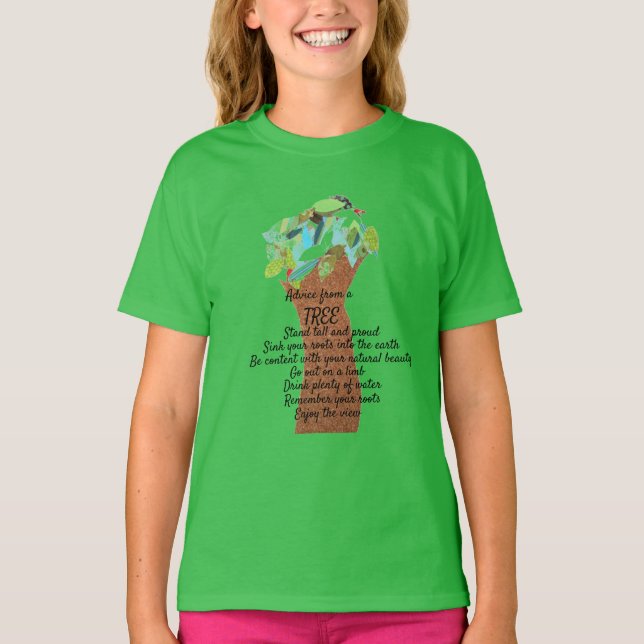 Råd från träd T-Shirt (Framsida)