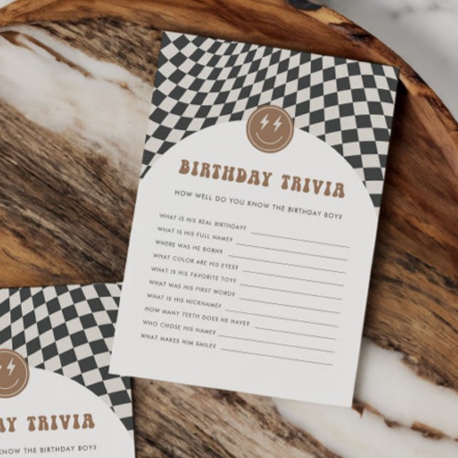 Rad Groovy Boy's Rad Birthday Trivia Game (Skapare uppladdad)