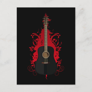 Rad Guitar Vykort
