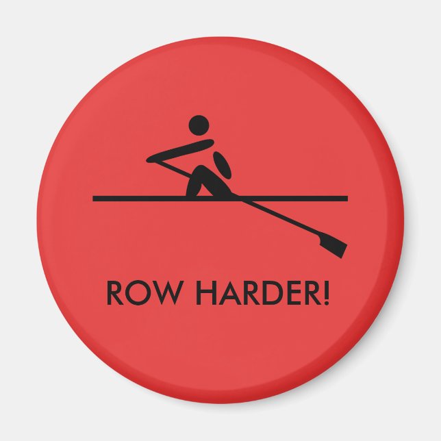 Rad hårdare motiveringsrosor röd magnet (Framsidan)