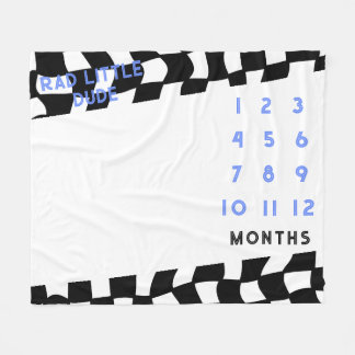 "Rad Little Killen" Kolla Milestone Fleece Blanket