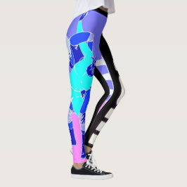 Rad Mall "80's Wrestling II / WOLG" Kvinnor Leggings