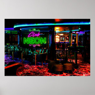 Rad Mall "Klubb NEON" Poster