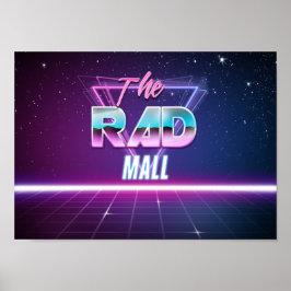 Rad Mall "Wave 1" 12 x 8,5 tum Poster