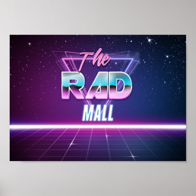 Rad Mall "Wave 1" 12 x 8,5 tum Poster (Framsidan)