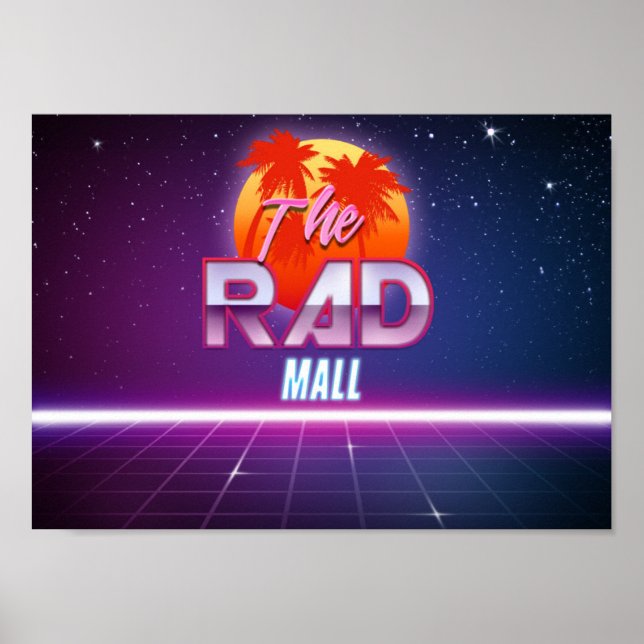Rad Mall "Wave 2" 12 x 8,5 tum Poster (Framsidan)