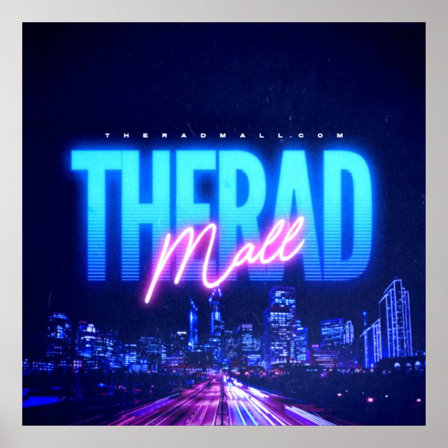 Rad Mall "Wave 6" Poster (30 x 30") (Framsidan)