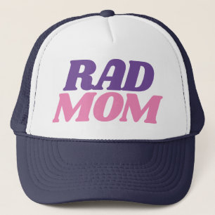Rad Mamma-citat för Mammor Simple Baseball Trucker Keps