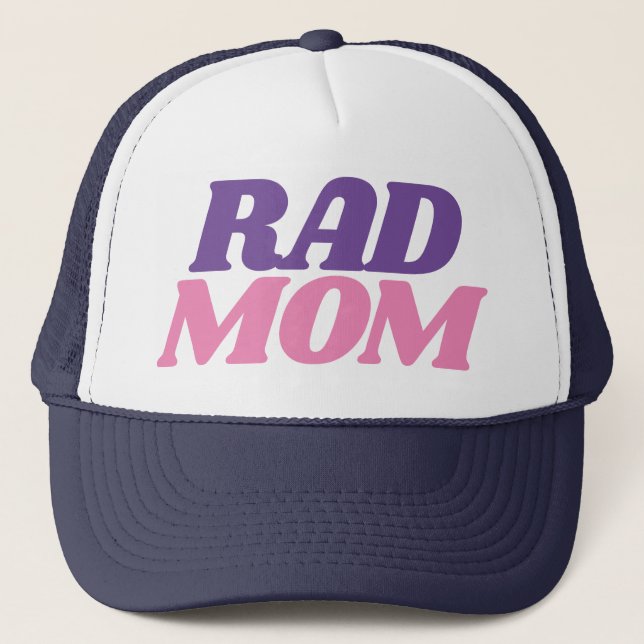 Rad Mamma-citat för Mammor Simple Baseball Trucker Keps (Framsida)