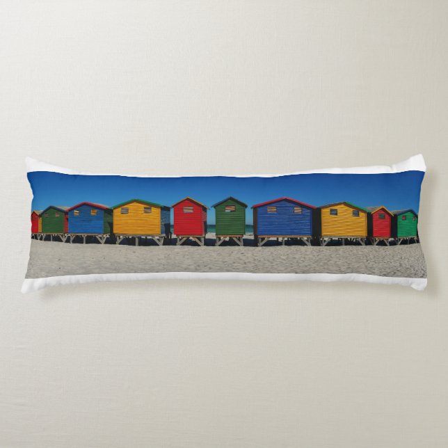 Rad med brickor av Färgad Kroppskudde (Framsidan)