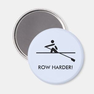 Rad mer motiverade rosor magnet