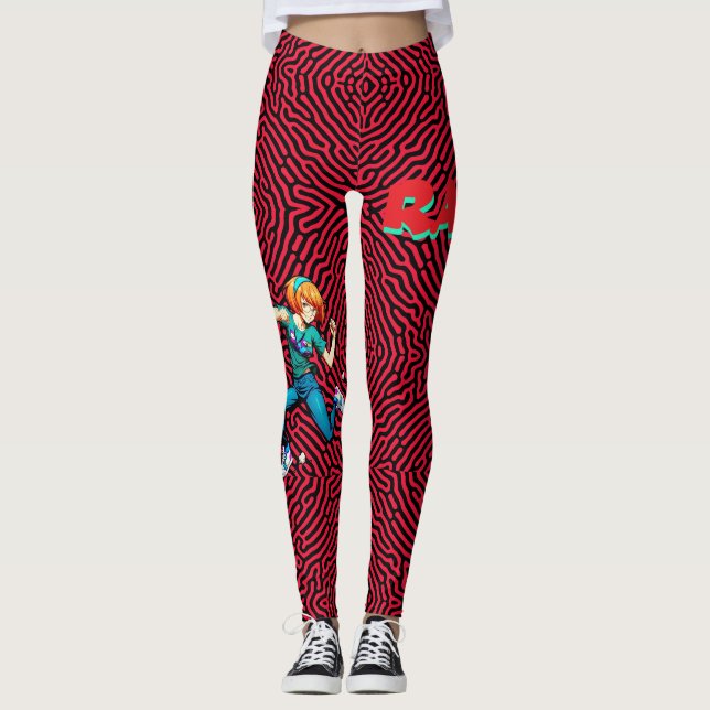 Rad, Nerd Girl Leggings (Framsida)