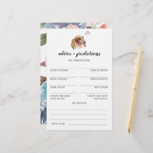 Råd och förutsägelser Dachshund Baby Shower-spel