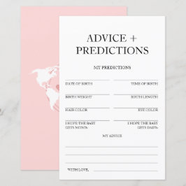 Råd och Förutsägelser Resa Bebis Shower Spel