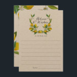 Råd och kort från Rustic Lemon Möhippa och önskemå<br><div class="desc">Lemon Möhippa-råd och önskemål-kort</div>