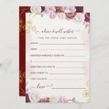 Råd och Önskemål för Bride och Groom