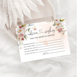 Råd och Önskemål för Möhippan Bride and Groom Tilläggskort