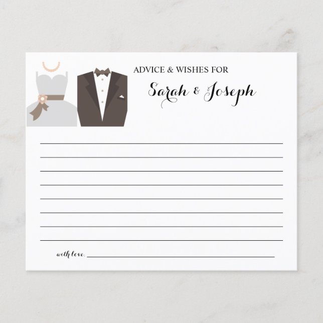 Råd och Önskemål för par Möhippor Flygblad (Framsidan)