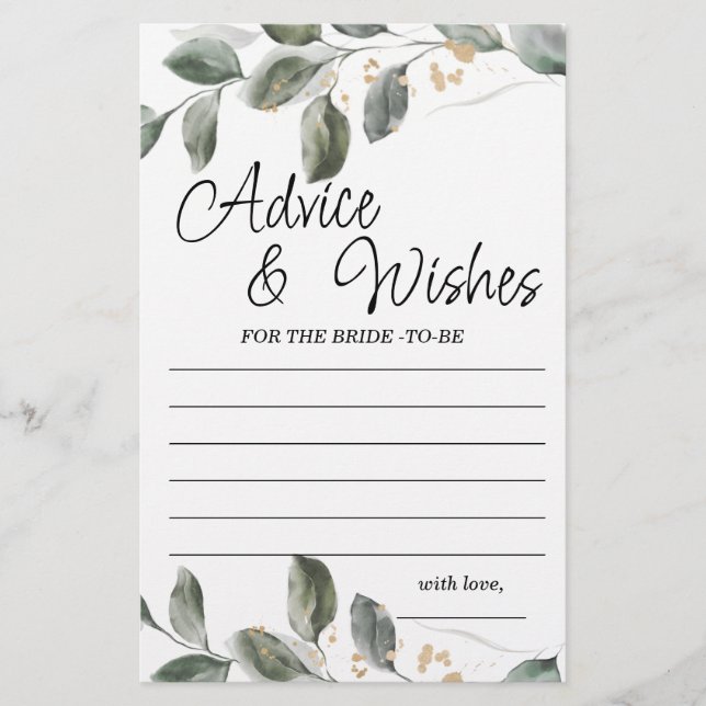 Råd och Önskemål Greenery Möhippa Game (Framsida)