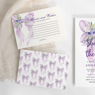 Råd och Önskemål Lilac Bow-Möhippa Tilläggskort