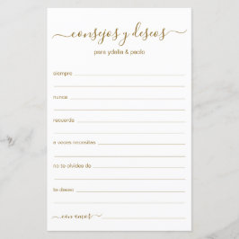 Råd och Önskemål spanska