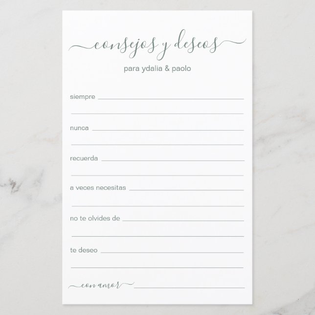 Råd och Önskemål spanska (Framsida)