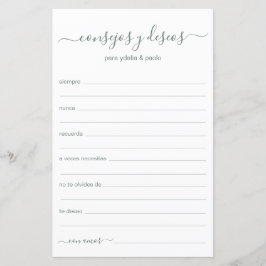 Råd och Önskemål spanska