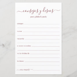 Råd och Önskemål spanska