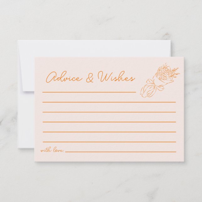 Råd och Önskemål utanför Möhippan för marknaden Anteckningskort (Framsida)