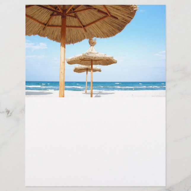 Rad-of-strand-parbrellas BEACH GRASS UMBRELLAS OCE Reklamblad (Framsidan)