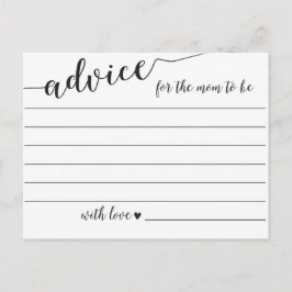 Råd om att Mamma ska vara babyskårskort