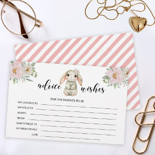 Råd om babydusch i Cute Woodland önskemål Brevpapper