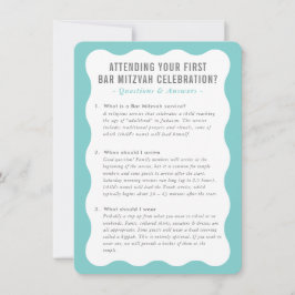 Råd om bat mitzvah serviceinformation, mynt grått inbjudningar