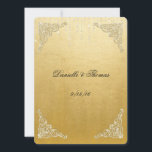 Råd om bröllop-kommentarkort Guld Foil Glitter<br><div class="desc">Lustigt att kommentera,  rådskort till dina gäster. Söt faux guld foil papper,  glitter och sparkles. Faux guld-filigree-hörn med mousserande stjärnor. Anpassa text till alla fånig,  roligtar och kommentarer som du vill ha.</div>
