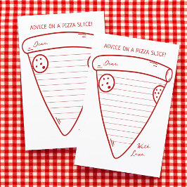 Råd om ett italienskt stödkort för Pizza-segmentet