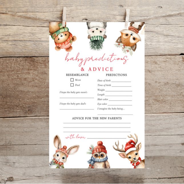 Råd om förutsägelser om trädsdjur Jul baby (Skapare uppladdad)