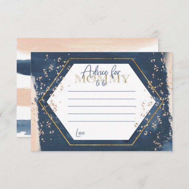 Råd om  Guld för att Mamma ska få kort (Fram/baksida)