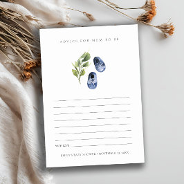 Råd om ljusblå Grönt för Morsa babyskor Tilläggskort