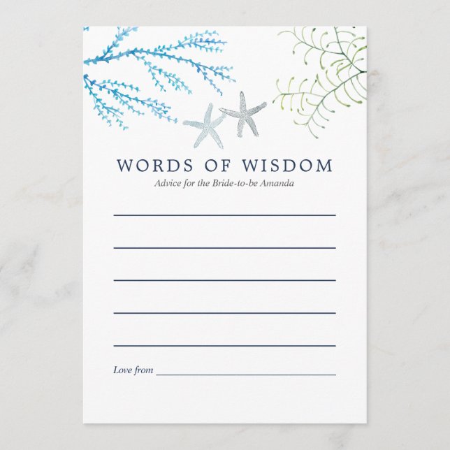 Råd om Möhippa för vattenfärgen Sjögräs Beach-tema (Framsida)